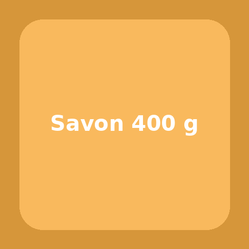 Savon 400 g